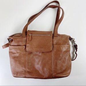Lily Jade Madeline Leather Bag w/Diaper Bag Insert